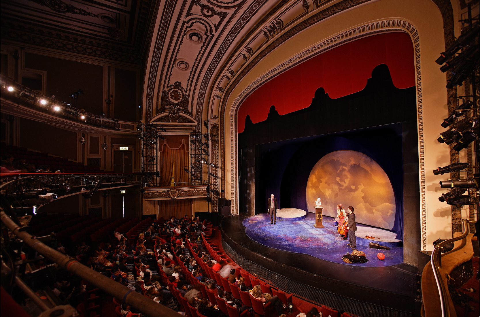 Interior of the Merle Reskin Theatre